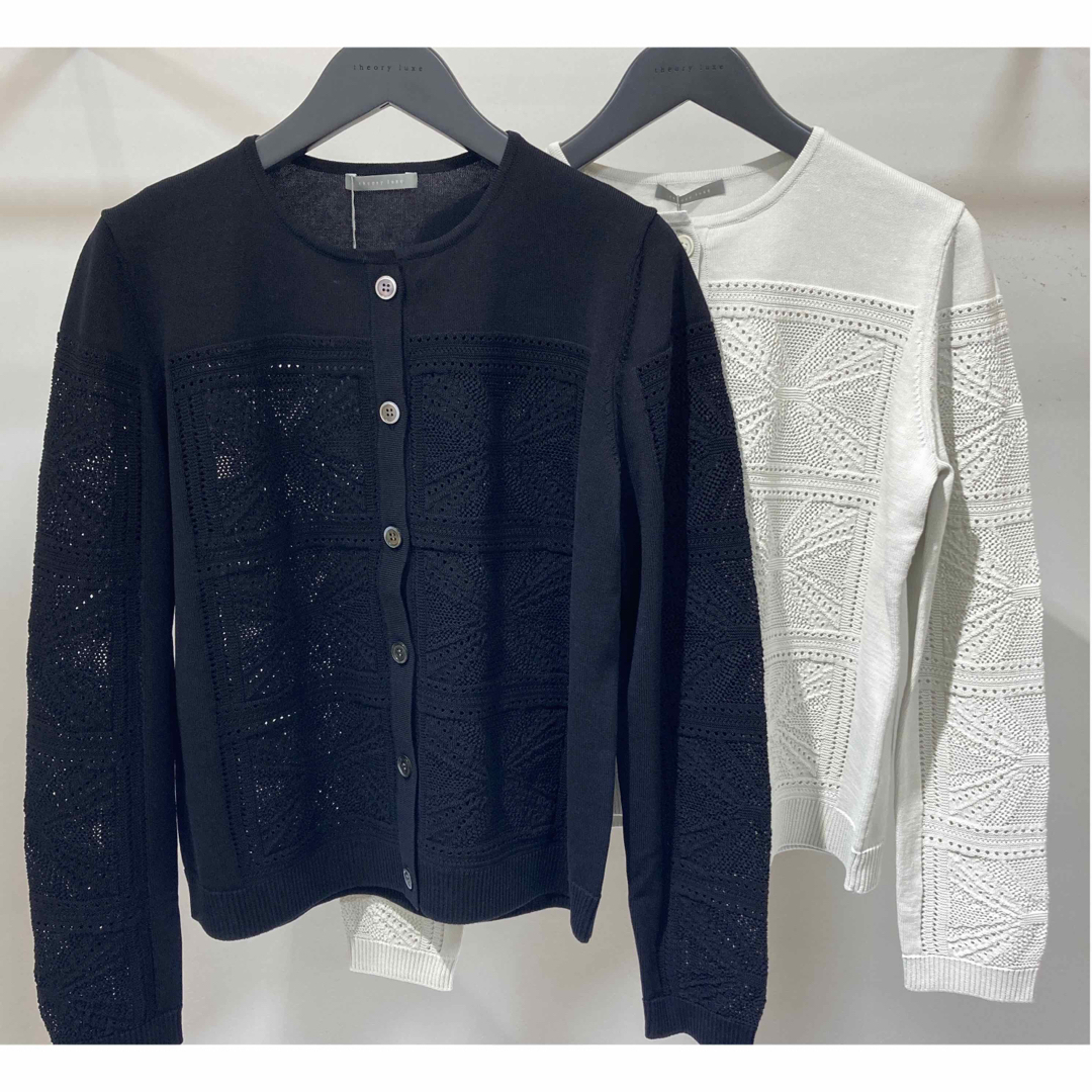 Theory luxe - 新品 theory luxe 2024 パッチワーク柄クロシェ Theory luxe - 新品 theory luxe 2024 パッチワーク柄クロシェ