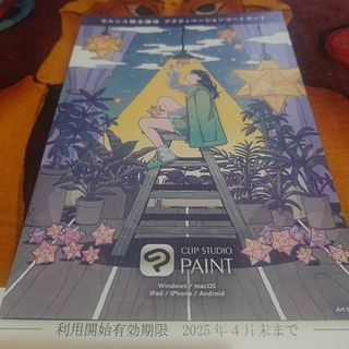 セルシス(CELSYS)の最新 セルシス株主優待 CLIP STUDIO PAINT EX 6ヶ月 その1(その他)