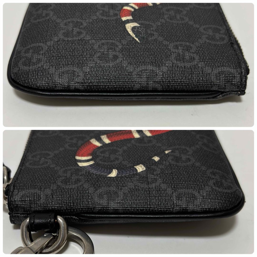 GUCCI - 136箱付✨美品✨グッチ マルチポーチ キングスネーク GG GUCCI - 136箱付✨美品✨グッチ マルチポーチ キングスネーク GG