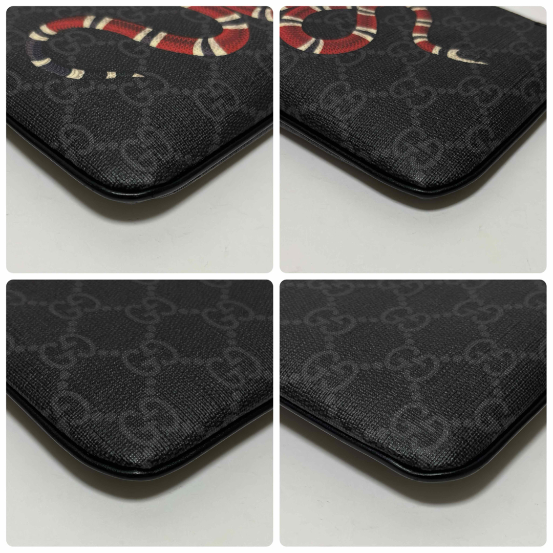 GUCCI - 136箱付✨美品✨グッチ マルチポーチ キングスネーク GG GUCCI - 136箱付✨美品✨グッチ マルチポーチ キングスネーク GG