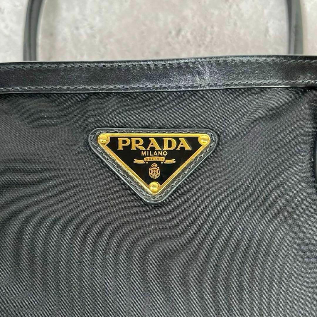 PRADA - PRADA プラダ トートバッグ 三角プレート ナイロン PRADA - PRADA プラダ トートバッグ 三角プレート ナイロン