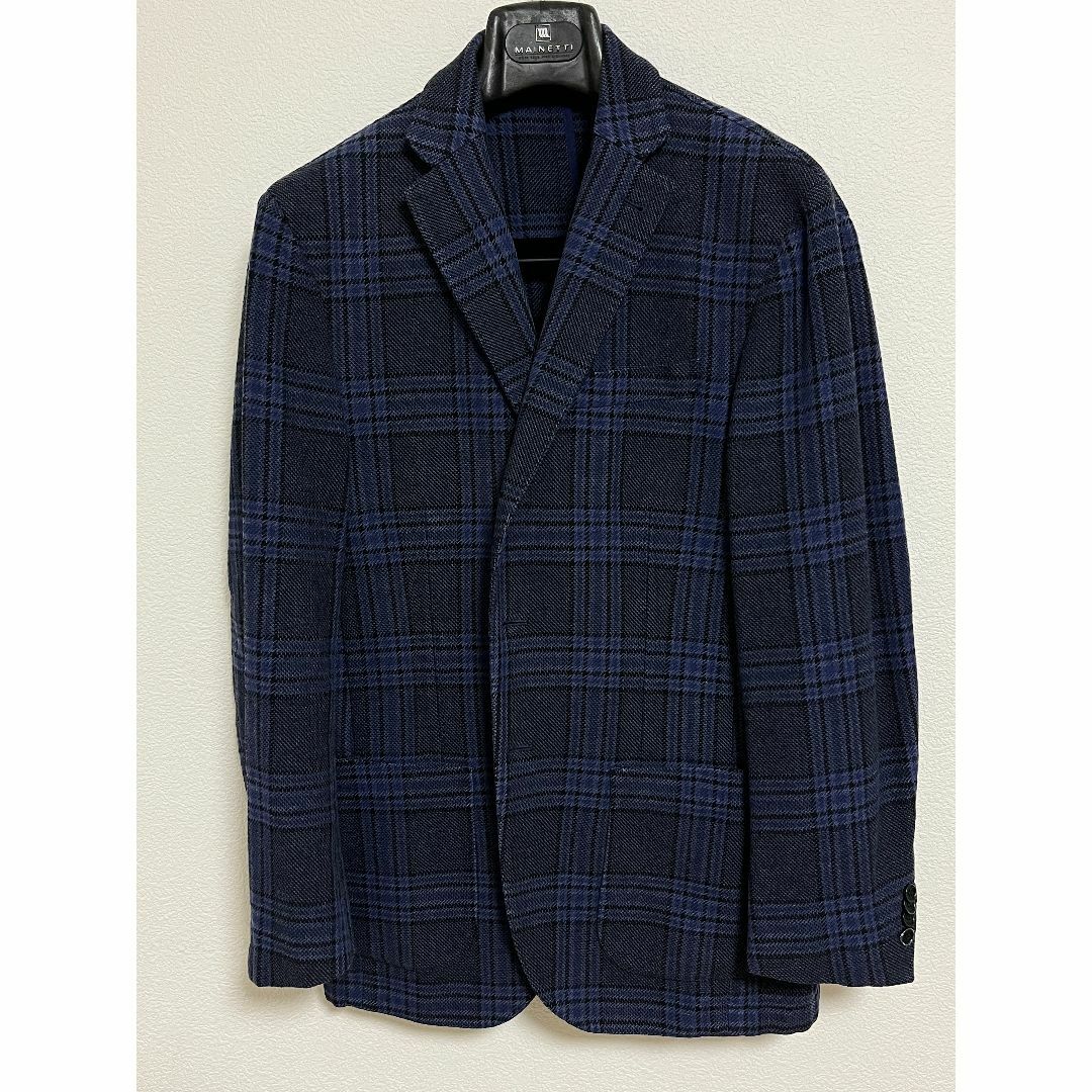 Cantarelli カンタレッリ ネイビー チェック ジャケット 446の Cantarelli カンタレッリ ネイビー チェック ジャケット 446の