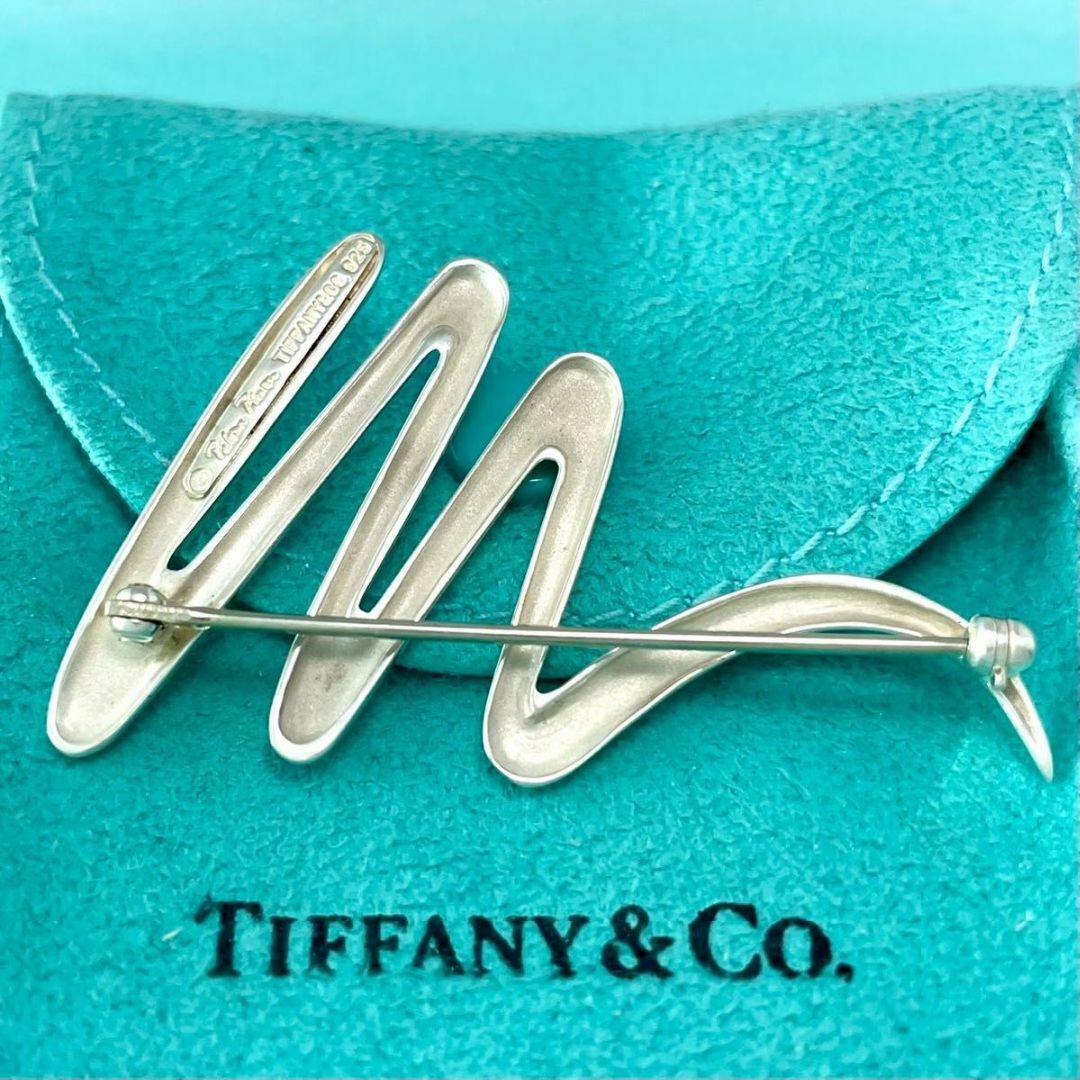 Tiffany & Co. - ティファニー スクリブル ブローチ シルバー Tiffany & Co. - ティファニー スクリブル ブローチ シルバー