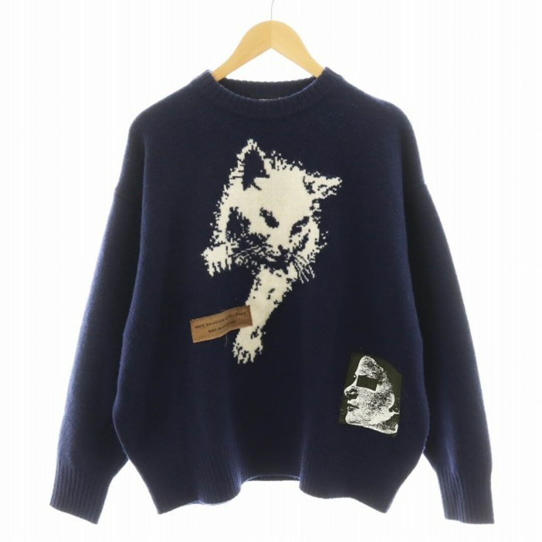 UNDERCOVER - アンダーカバー 24AW JQ&PatchPOニット CAT UNDERCOVER - アンダーカバー 24AW JQ&PatchPOニット CAT