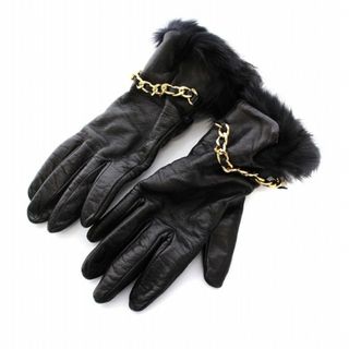 CHANEL - CHANEL(シャネル) 手袋 レディース ココマーク 黒 CHANEL - CHANEL(シャネル) 手袋 レディース ココマーク 黒