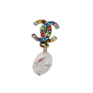 CHANEL - 【美品】CHANEL ダブルCロゴ 片耳ピアス シルバー片耳 CHANEL - 【美品】CHANEL ダブルCロゴ 片耳ピアス シルバー片耳