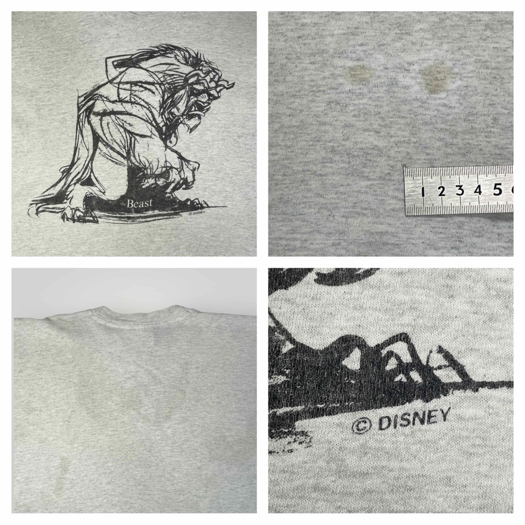 Disney - 希少90s Disneyヴィンテージ美女と野獣Tシャツ XL Disney - 希少90s Disneyヴィンテージ美女と野獣Tシャツ XL