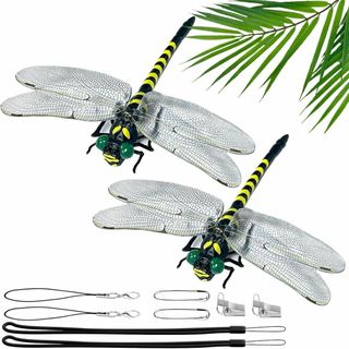  蜻蛉 オニヤンマ 虫除けグッズ 12cm 本物サイズ PVC材質(日用品/生活雑貨)