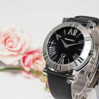 Tiffany & Co. - ティファニー アトラスミニ SV925 革ベルト Tiffany & Co. - ティファニー アトラスミニ SV925 革ベルト