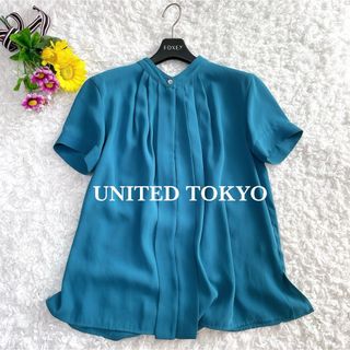 UNITED TOKYO - ゼブラ ジオメトリーブラウス 新品の通販 by UNITED TOKYO - ゼブラ ジオメトリーブラウス 新品の通販 by