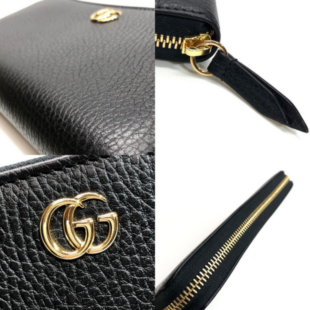 未使用級✨グッチ ダブルG GGマーモント ラウンドファスナー 長