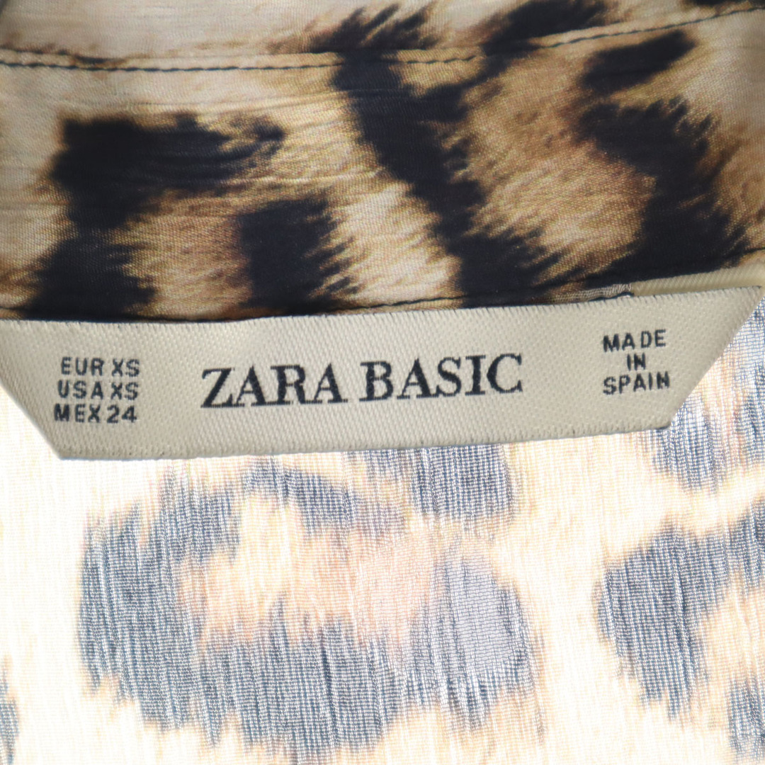 ZARA - 古着 ZARA BASIC ザラベーシック レオパード柄 長袖 ZARA - 古着 ZARA BASIC ザラベーシック レオパード柄 長袖