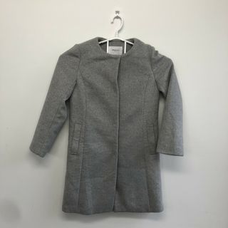 【OPAQUE.CLIP】オペークドットクリップ　グレー　36/ S　ステンカラーコート　ロングコート(その他)