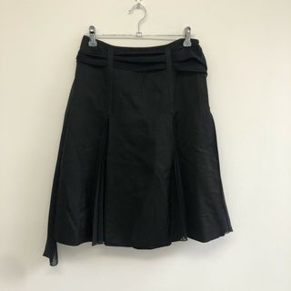 【NATURAL BEAUTY】ナチュラルビューティー　ブラック　36　スカート　Aライン　無地　シンプル(その他)