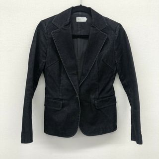 【EV】　黒系　36　テーラードジャケット　無地　シンプル　カジュアル　アウター　レディース(その他)