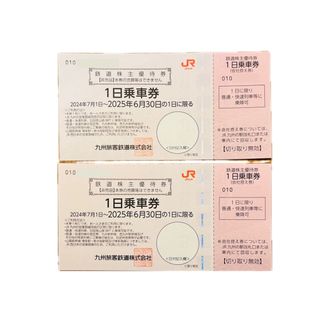 ジェイアール(JR)のJR九州　鉄道株主優待券(1日乗車券) 2枚セット②(鉄道乗車券)