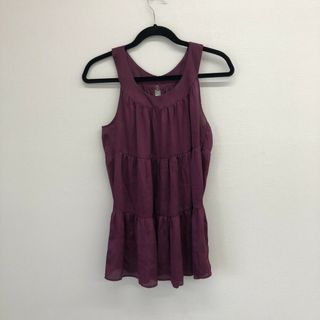 【ROPÉ PICNIC】ロペピクニック　紫系　38　チュニック　ノースリーブ　無地　シンプル(チュニック)
