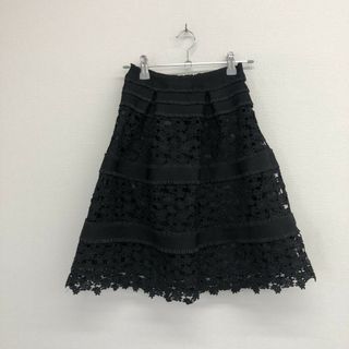 【MIIA 】ミーア　黒系　F　フレアスカート　レース　フェミニン　美品　ボトムス(その他)