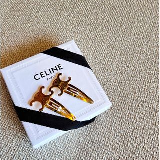 CELINE - CELINE セリーヌ ヘアクリップ ヘアピン ヘア CELINE - CELINE セリーヌ ヘアクリップ ヘアピン ヘア