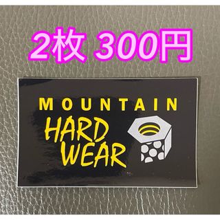 防水ステッカー　mountain hardwear 2枚　アウトドア　キャンプ(ステッカー)