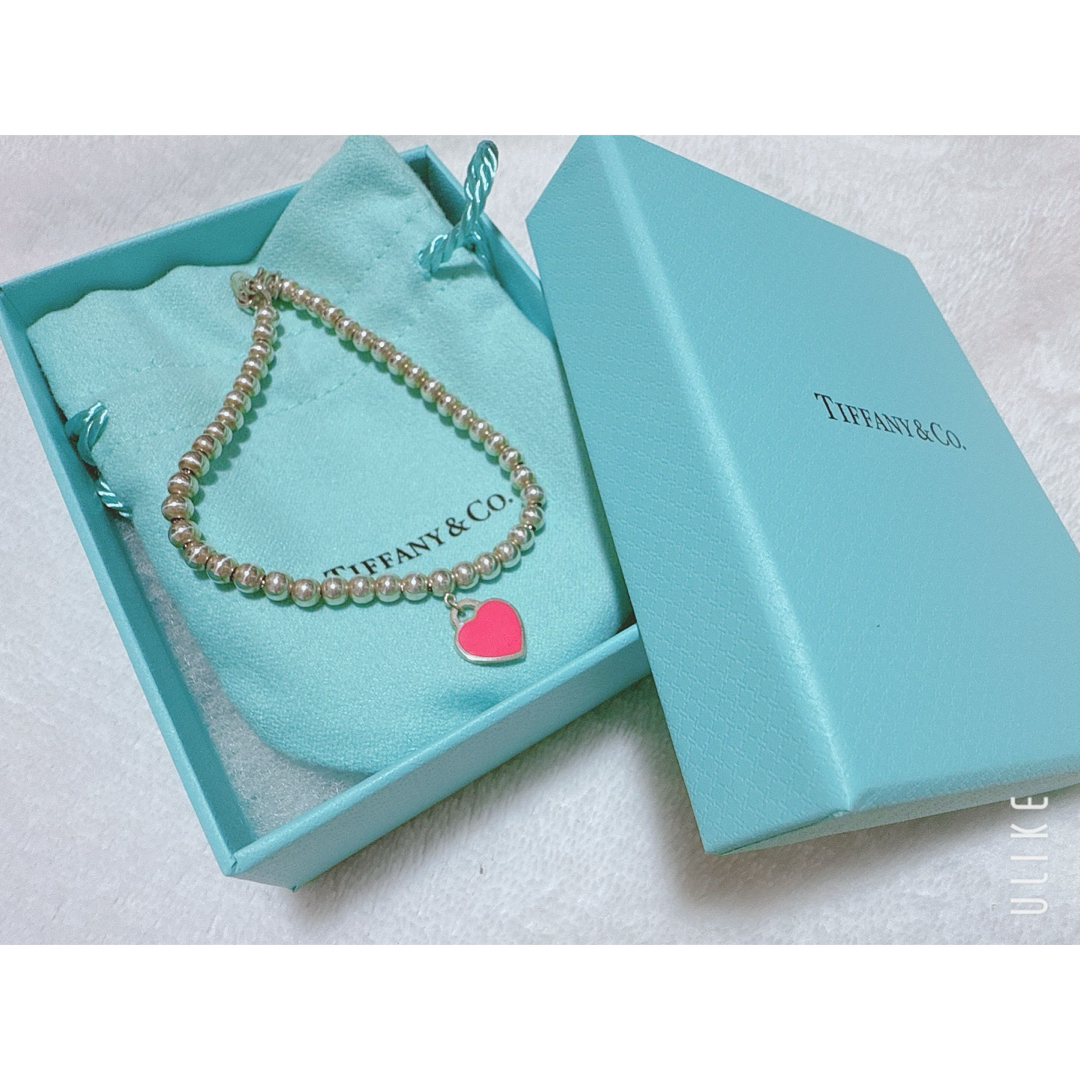 Tiffany & Co. - ティファニー ピンク ミニ ハート ビーズ Tiffany & Co. - ティファニー ピンク ミニ ハート ビーズ