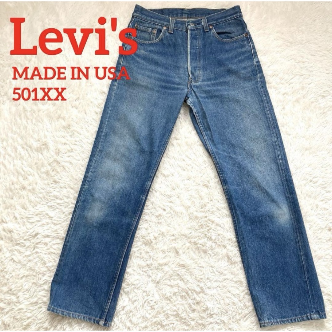 Levi's - ✨希少•赤文字✨リーバイス 501xx デニムUSA製 546刻印 Levi's - ✨希少•赤文字✨リーバイス 501xx デニムUSA製 546刻印