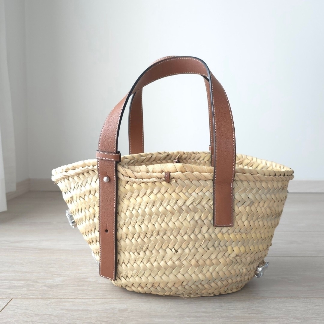 LOEWE - 極美品【ロエベ】バスケット バッグ スモール ビジュー LOEWE - 極美品【ロエベ】バスケット バッグ スモール ビジュー