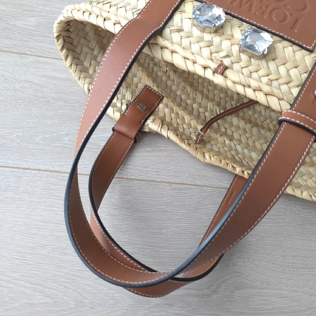 LOEWE - 極美品【ロエベ】バスケット バッグ スモール ビジュー LOEWE - 極美品【ロエベ】バスケット バッグ スモール ビジュー