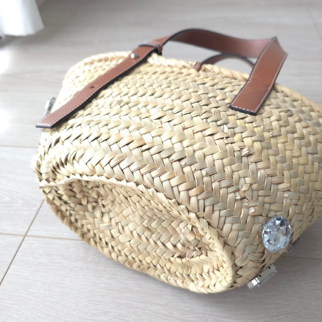LOEWE - 極美品【ロエベ】バスケット バッグ スモール ビジュー LOEWE - 極美品【ロエベ】バスケット バッグ スモール ビジュー