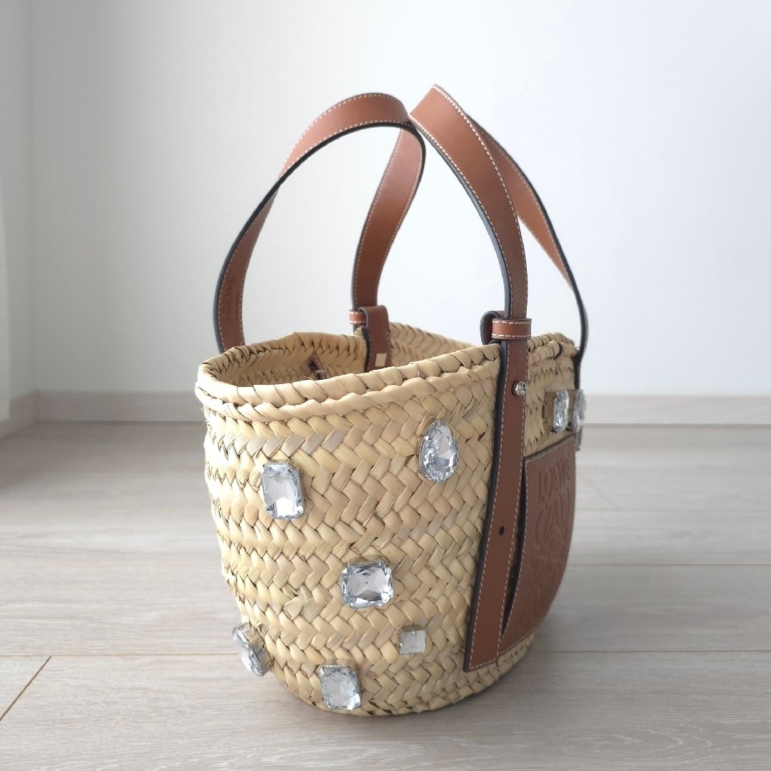 LOEWE - 極美品【ロエベ】バスケット バッグ スモール ビジュー LOEWE - 極美品【ロエベ】バスケット バッグ スモール ビジュー