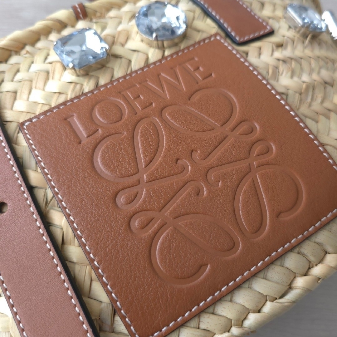 LOEWE - 極美品【ロエベ】バスケット バッグ スモール ビジュー LOEWE - 極美品【ロエベ】バスケット バッグ スモール ビジュー