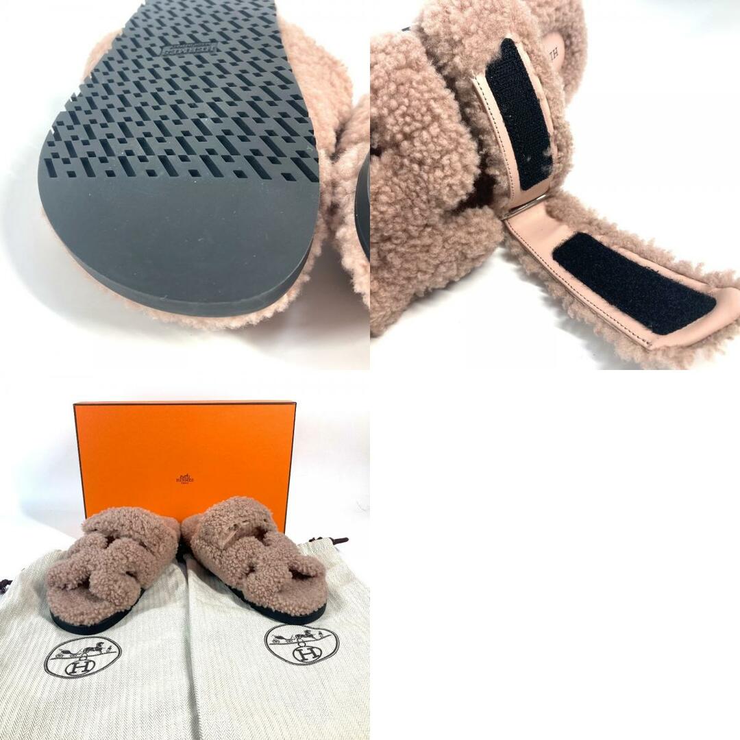HERMES - エルメス HERMES サンダル シプレ ファー Hロゴ 靴 HERMES - エルメス HERMES サンダル シプレ ファー Hロゴ 靴