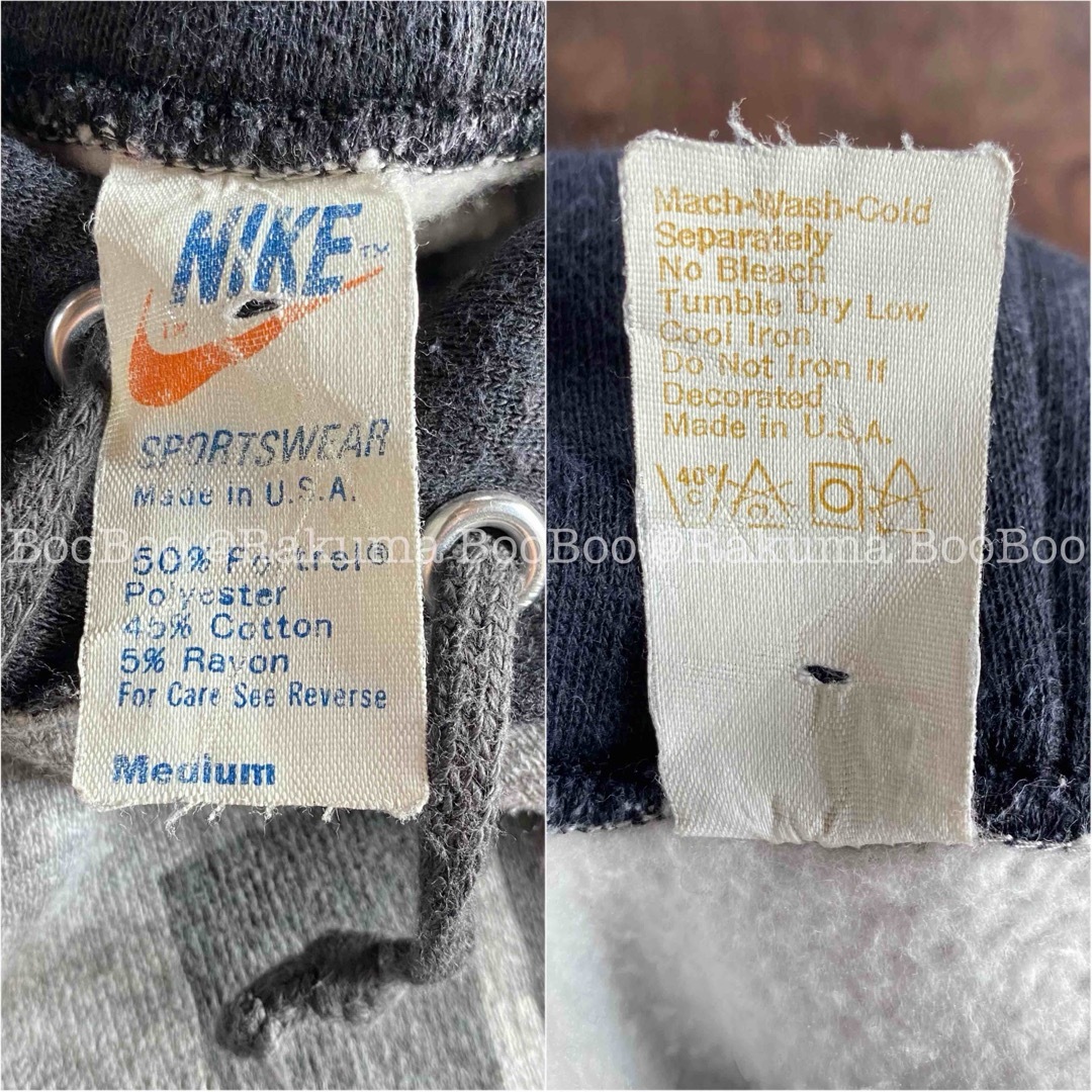 VINTAGE - 70s NIKE ゴツナイキ 初期 オレンジタグ パーカー VINTAGE - 70s NIKE ゴツナイキ 初期 オレンジタグ パーカー