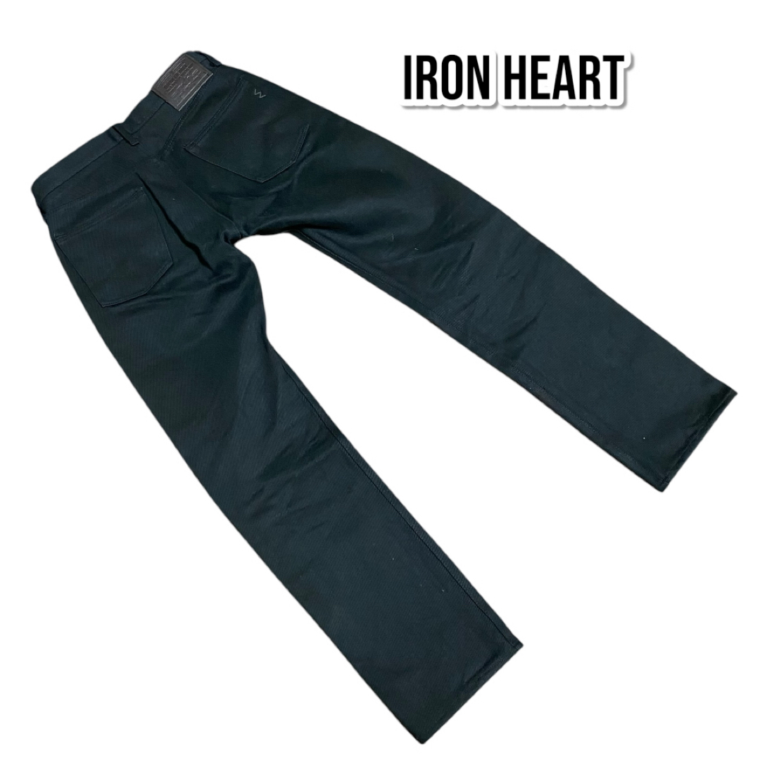 IRON HEART - 美品【IRON HEART】9634Z 黒鎧 21oz ブラック IRON HEART - 美品【IRON HEART】9634Z 黒鎧 21oz ブラック
