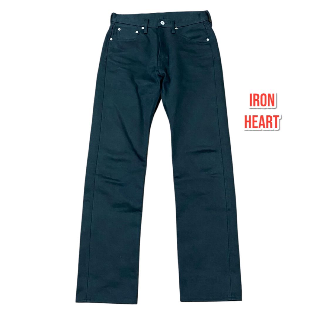IRON HEART - 美品【IRON HEART】9634Z 黒鎧 21oz ブラック IRON HEART - 美品【IRON HEART】9634Z 黒鎧 21oz ブラック