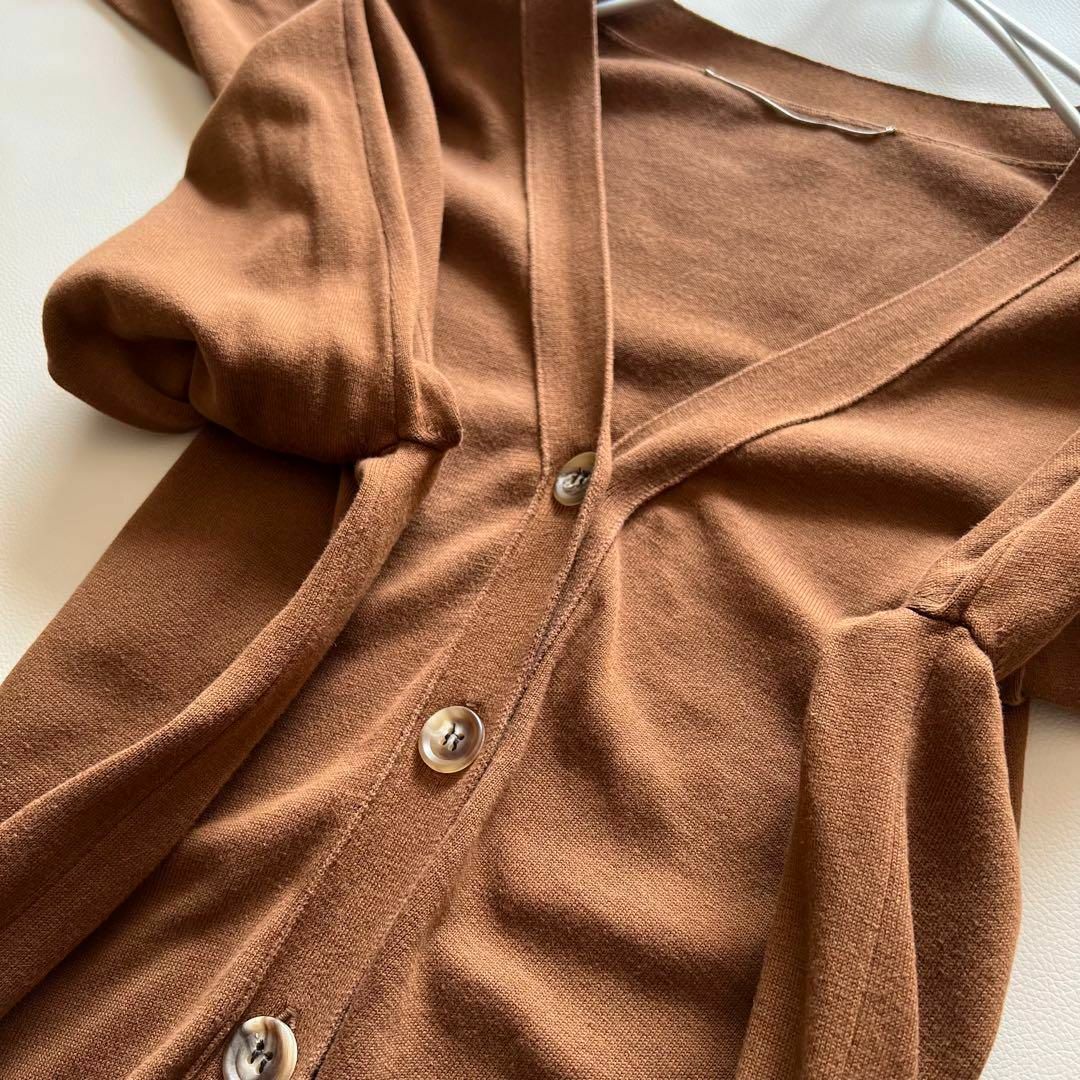 DEUXIEME CLASSE - 美品 Deuxieme Classe コットン カーディガン DEUXIEME CLASSE - 美品 Deuxieme Classe コットン カーディガン