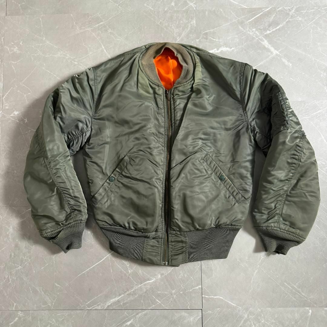 ALPHA INDUSTRIES - 希少 アルファ MA-1 68年復刻 USA製 Mサイズ ALPHA INDUSTRIES - 希少 アルファ MA-1 68年復刻 USA製 Mサイズ