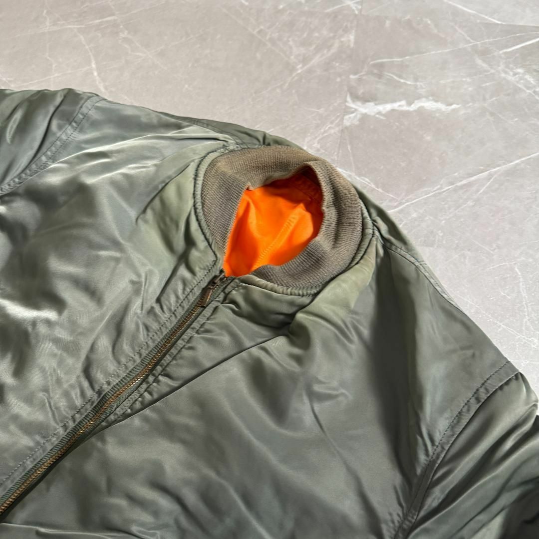 ALPHA INDUSTRIES - 希少 アルファ MA-1 68年復刻 USA製 Mサイズ ALPHA INDUSTRIES - 希少 アルファ MA-1 68年復刻 USA製 Mサイズ