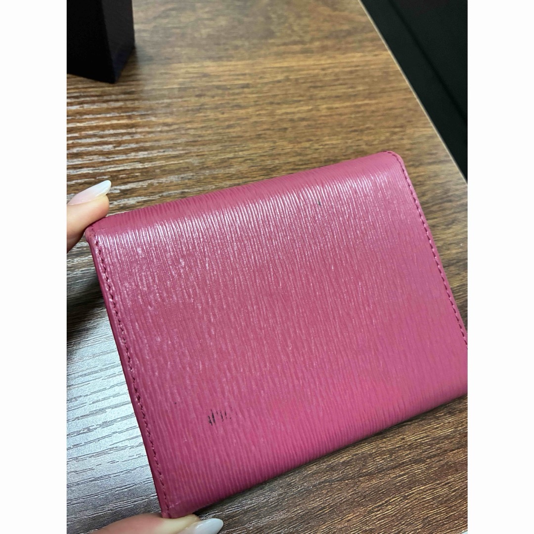 PRADA - 美品PRADA ピンク 三つ折り財布の通販 by d.a2338's PRADA - 美品PRADA ピンク 三つ折り財布の通販 by d.a2338's