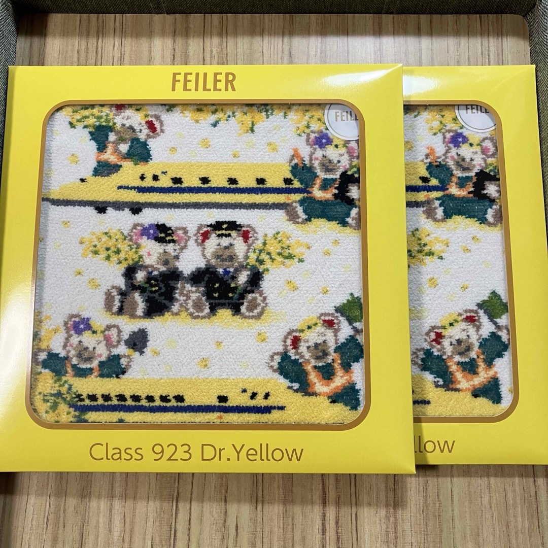 FEILER - フェイラー ドクターイエロー イエローヘム ブルーヘム FEILER - フェイラー ドクターイエロー イエローヘム ブルーヘム