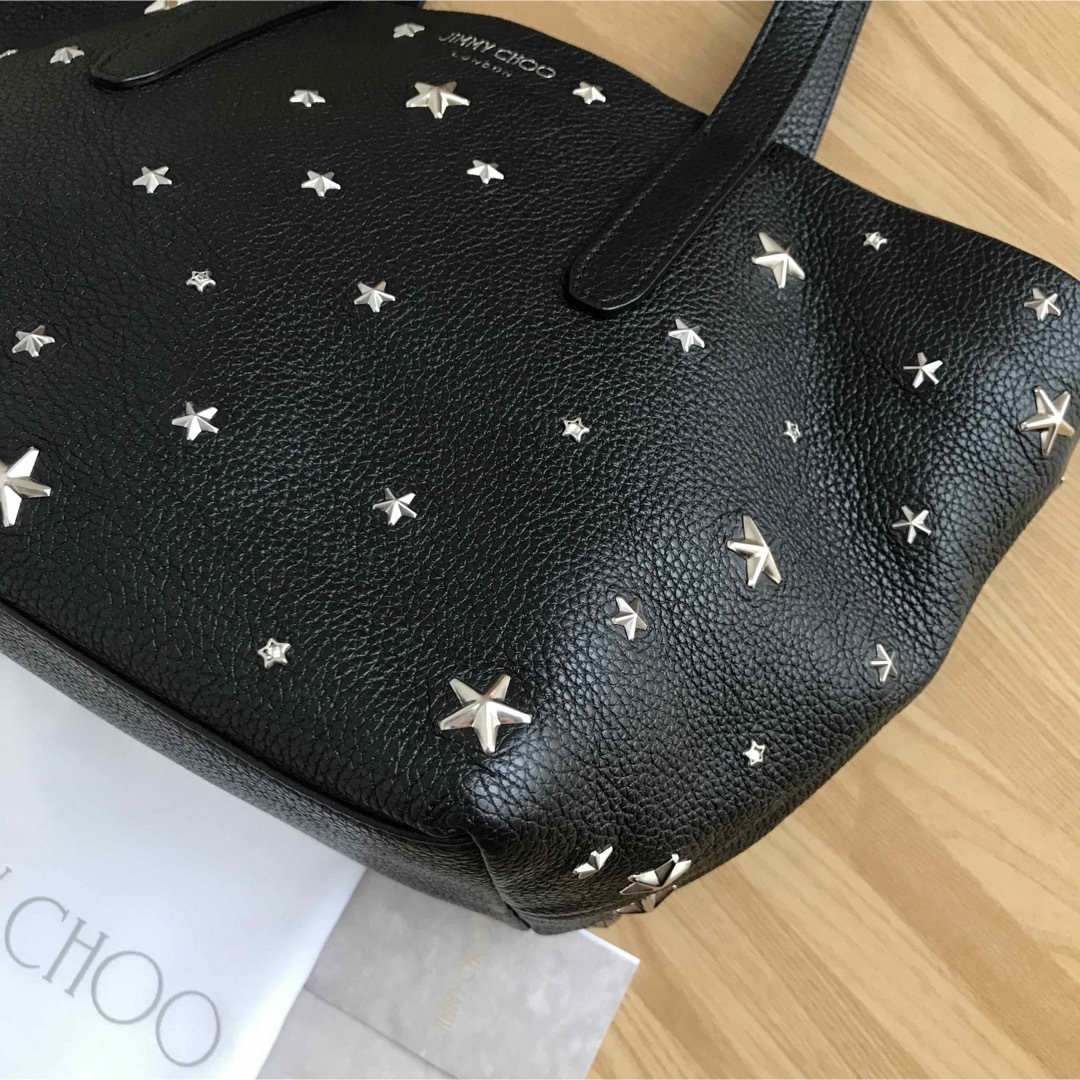 JIMMY CHOO - 極美品 ジミーチュウ トートバッグ ハンドバッグ JIMMY CHOO - 極美品 ジミーチュウ トートバッグ ハンドバッグ