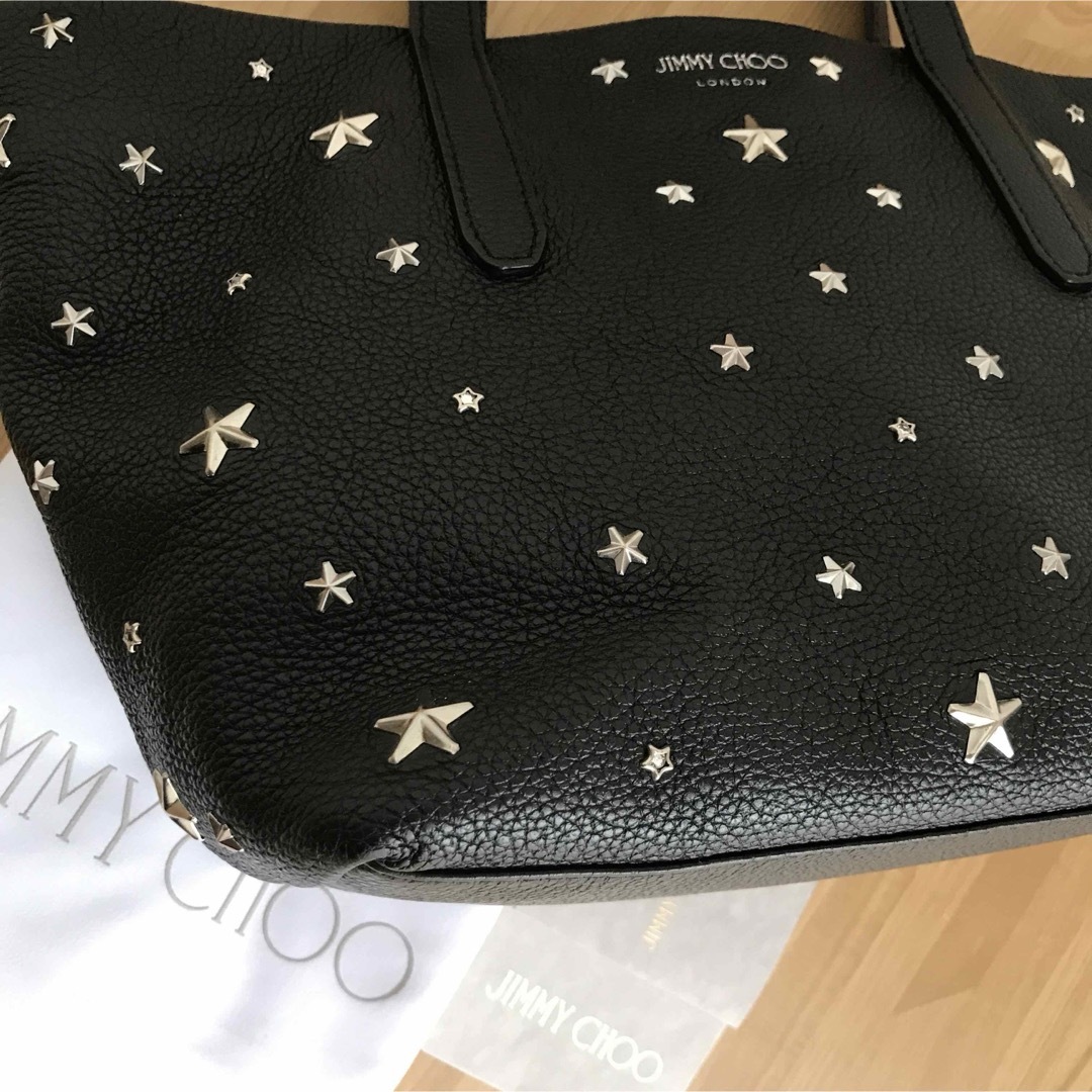 JIMMY CHOO - 極美品 ジミーチュウ トートバッグ ハンドバッグ JIMMY CHOO - 極美品 ジミーチュウ トートバッグ ハンドバッグ