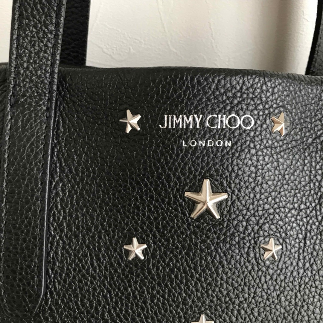 JIMMY CHOO - 極美品 ジミーチュウ トートバッグ ハンドバッグ JIMMY CHOO - 極美品 ジミーチュウ トートバッグ ハンドバッグ