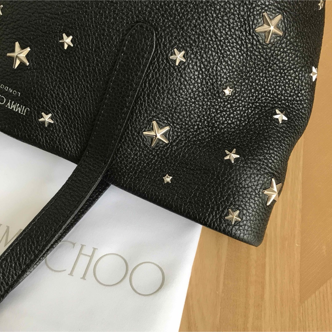 JIMMY CHOO - 極美品 ジミーチュウ トートバッグ ハンドバッグ JIMMY CHOO - 極美品 ジミーチュウ トートバッグ ハンドバッグ