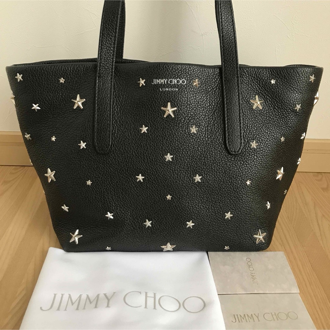 JIMMY CHOO - 極美品 ジミーチュウ トートバッグ ハンドバッグ JIMMY CHOO - 極美品 ジミーチュウ トートバッグ ハンドバッグ