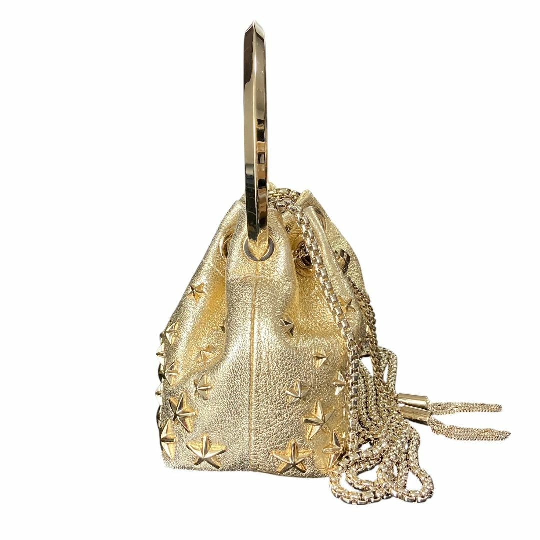 JIMMY CHOO - 美品 ジミーチュウ ボンボン マイクロ スター JIMMY CHOO - 美品 ジミーチュウ ボンボン マイクロ スター