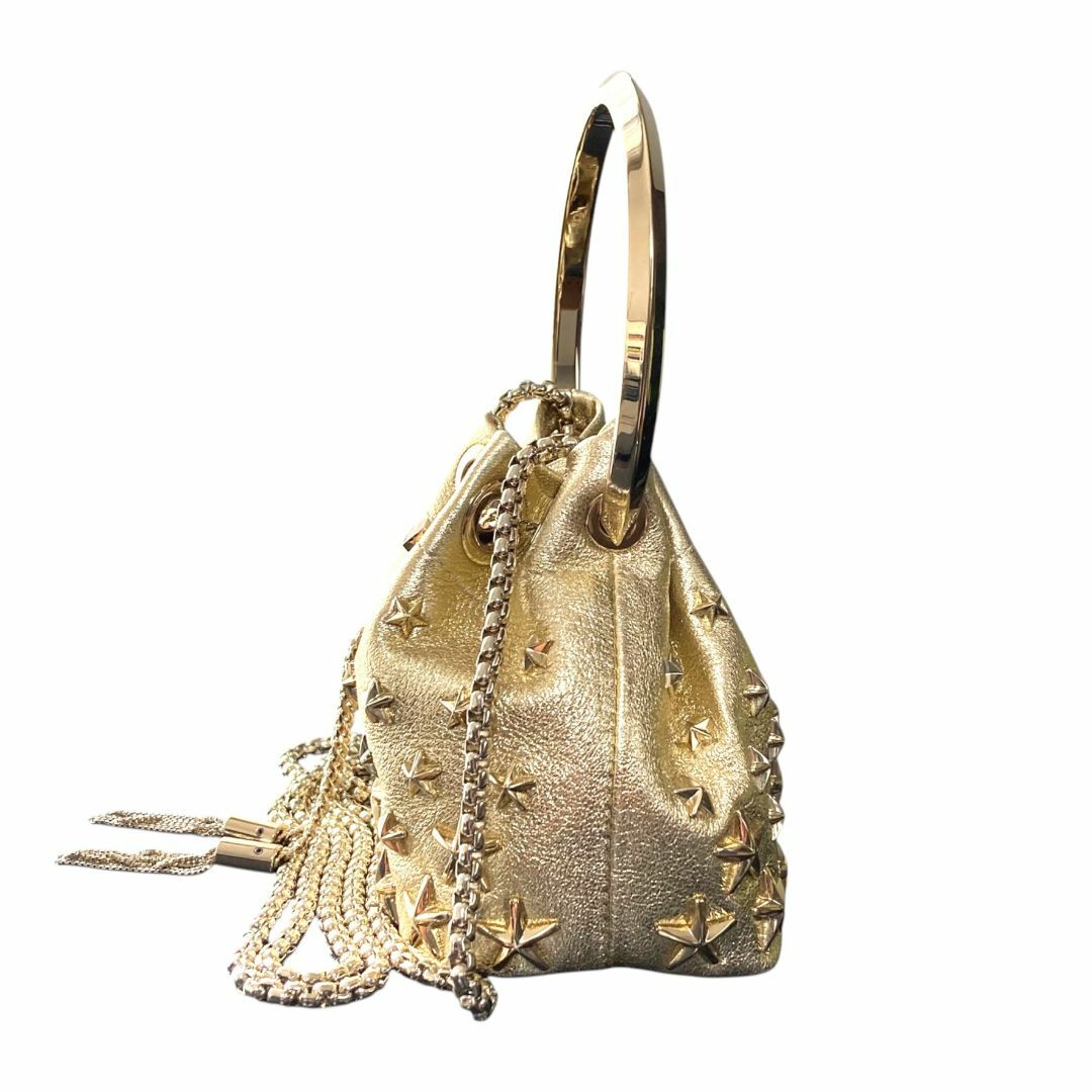JIMMY CHOO - 美品 ジミーチュウ ボンボン マイクロ スター JIMMY CHOO - 美品 ジミーチュウ ボンボン マイクロ スター