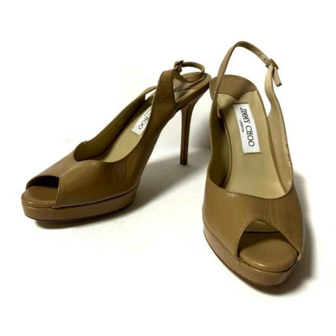 JIMMY CHOO - JIMMY CHOO(ジミーチュウ) サンダル 39 1/2 JIMMY CHOO - JIMMY CHOO(ジミーチュウ) サンダル 39 1/2