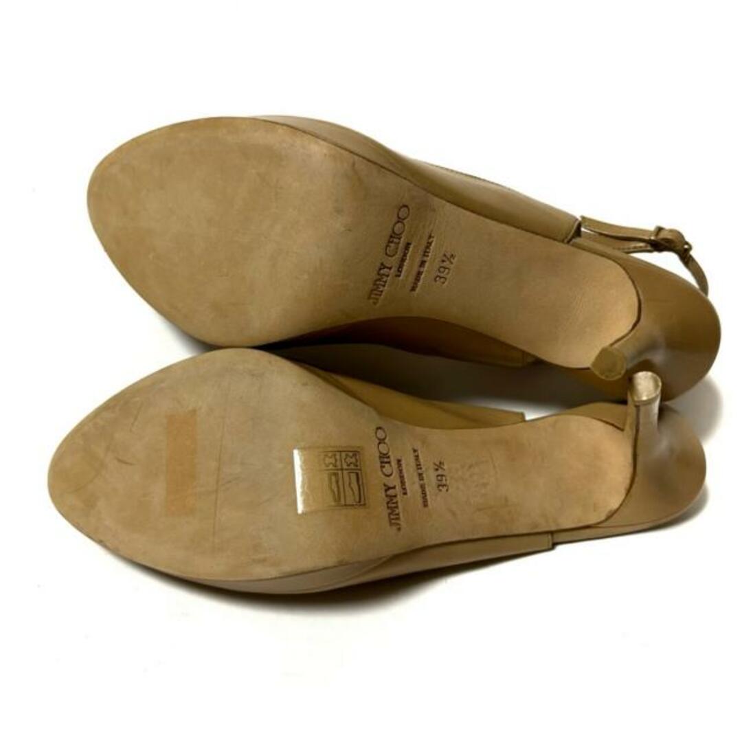 JIMMY CHOO - JIMMY CHOO(ジミーチュウ) サンダル 39 1/2 JIMMY CHOO - JIMMY CHOO(ジミーチュウ) サンダル 39 1/2