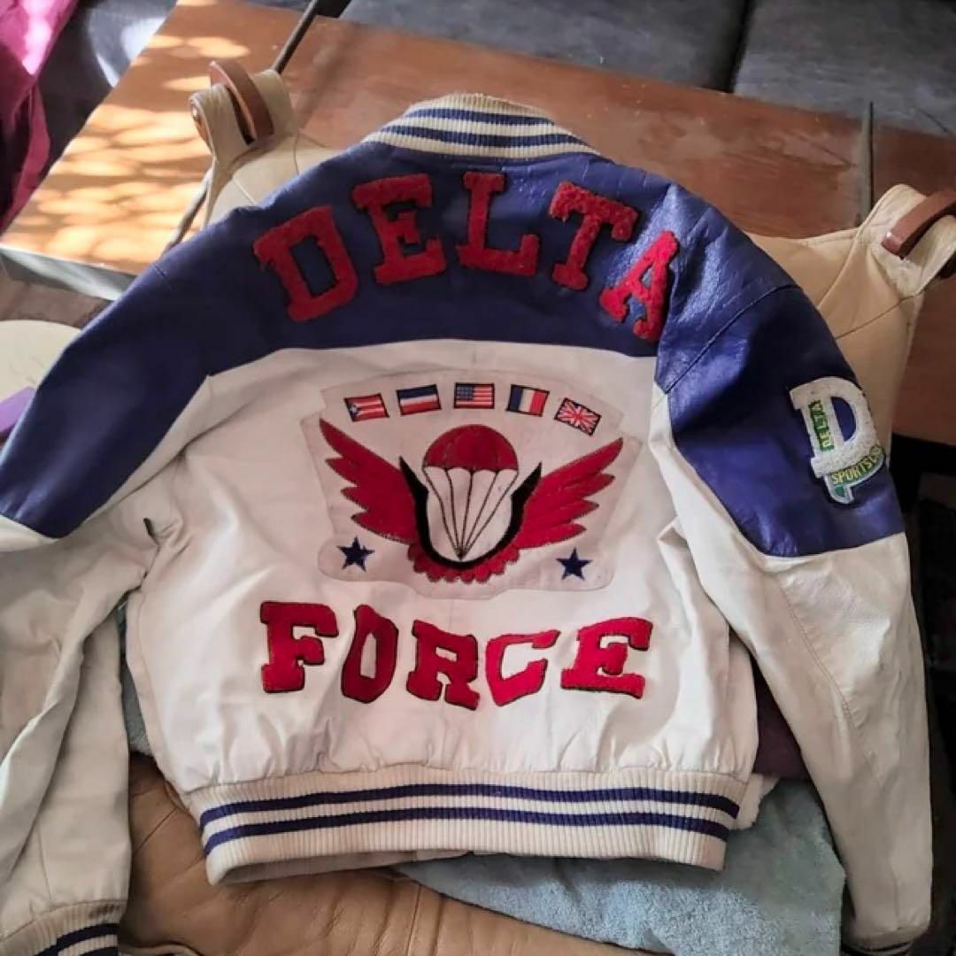 VINTAGE - Vintage 米軍 Delta Forceレザー ジャケット アメリカ VINTAGE - Vintage 米軍 Delta Forceレザー ジャケット アメリカ